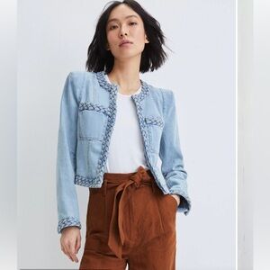 Veronica Beard -Arrowe blue denim jacket size 4